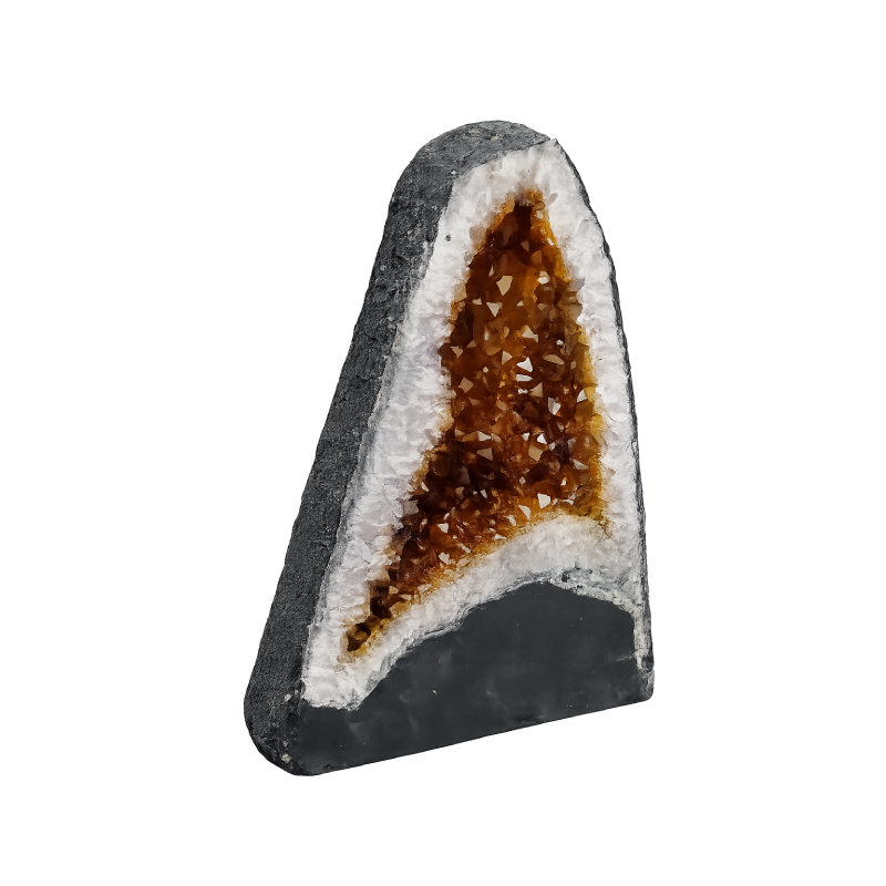Citrine Flame cathedral geode